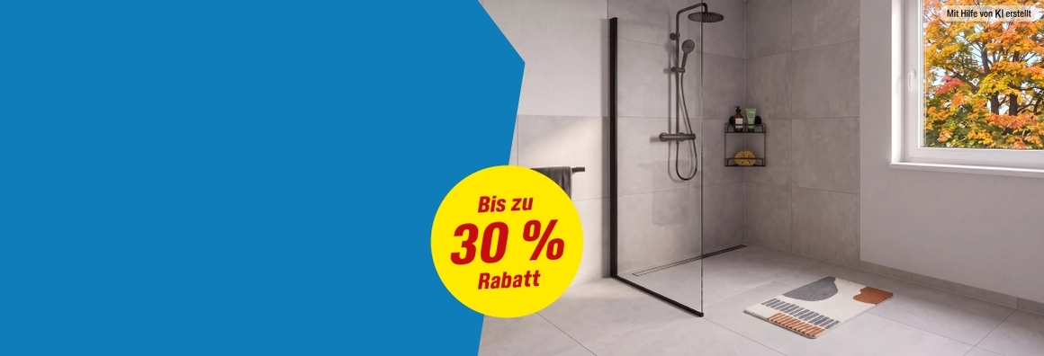 Bis zu 30 % Rabatt