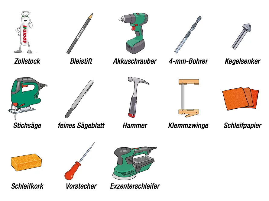 Werkzeuge für Heimwerker