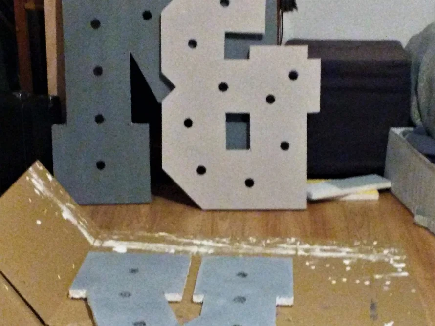 XXL-Leuchtbuchstaben