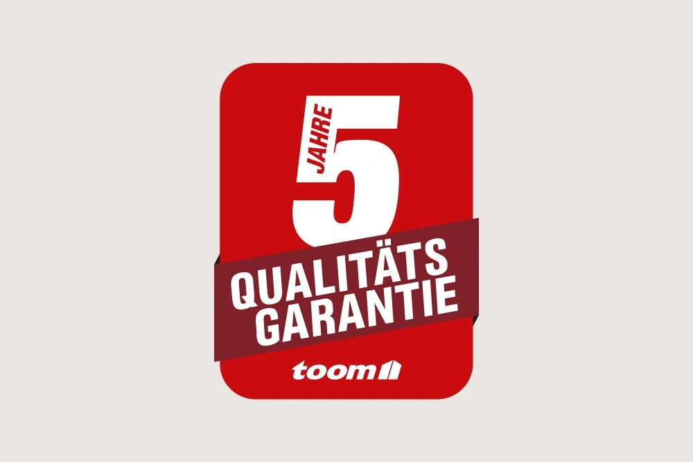 5 Jahre Qualitätsgarantie